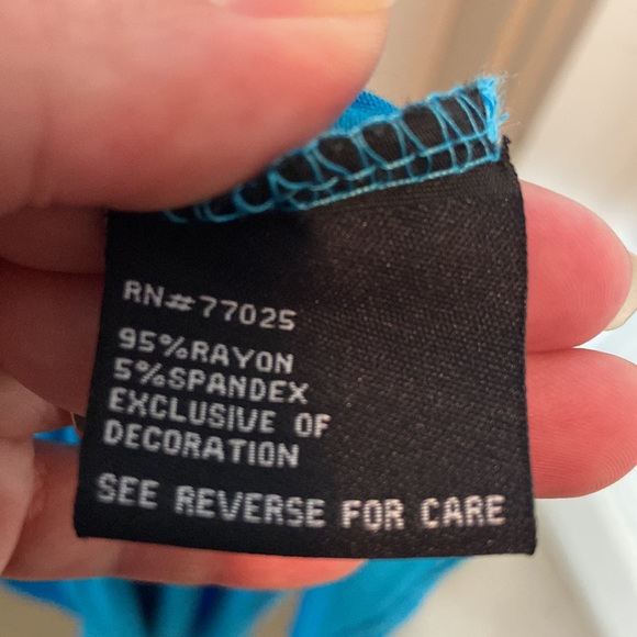 Large Kyle by Kyle Richards Sleeveless Aquamarine Maxi Dress - Picture 16 of 16